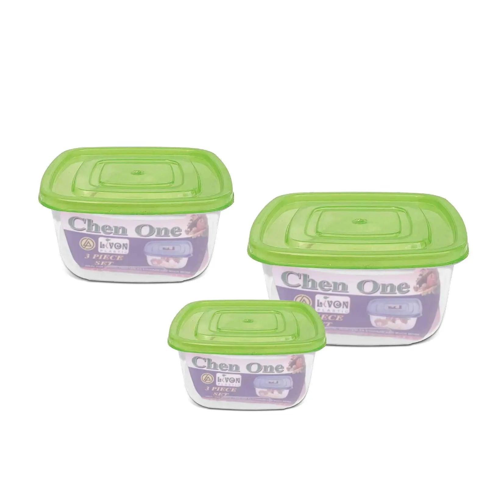 Food Container Chen One 3 Pcs Set - My Store
