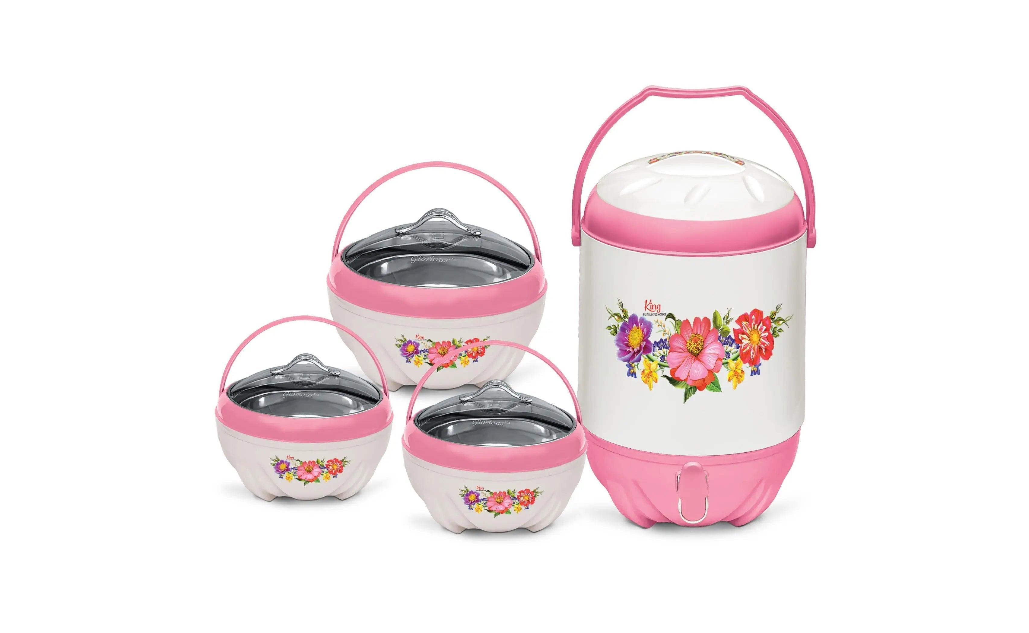 King 4 Pieces Glass Top Gift Pack - My Store