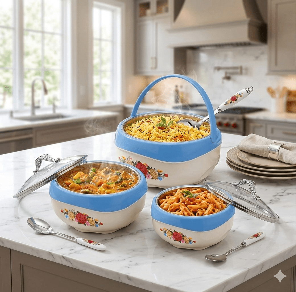 Premium Glass Lid Food Warmer Set for Hotels and Wholesale Buyers